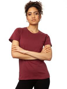 T-Shirt burgundy via FellHerz T-Shirts - bio, fair & vegan