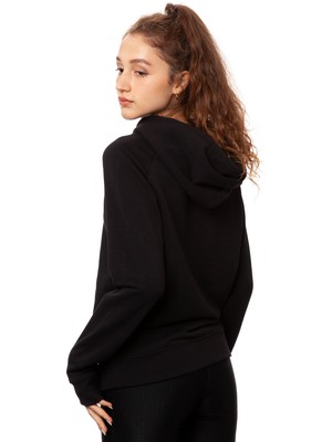Faultier Hoodie black from FellHerz T-Shirts - bio, fair & vegan