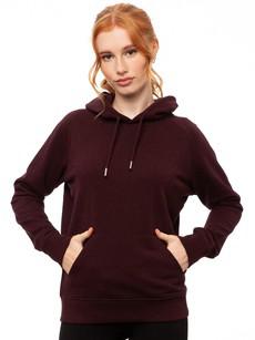 Hoodie Heather Grape Red via FellHerz T-Shirts - bio, fair & vegan