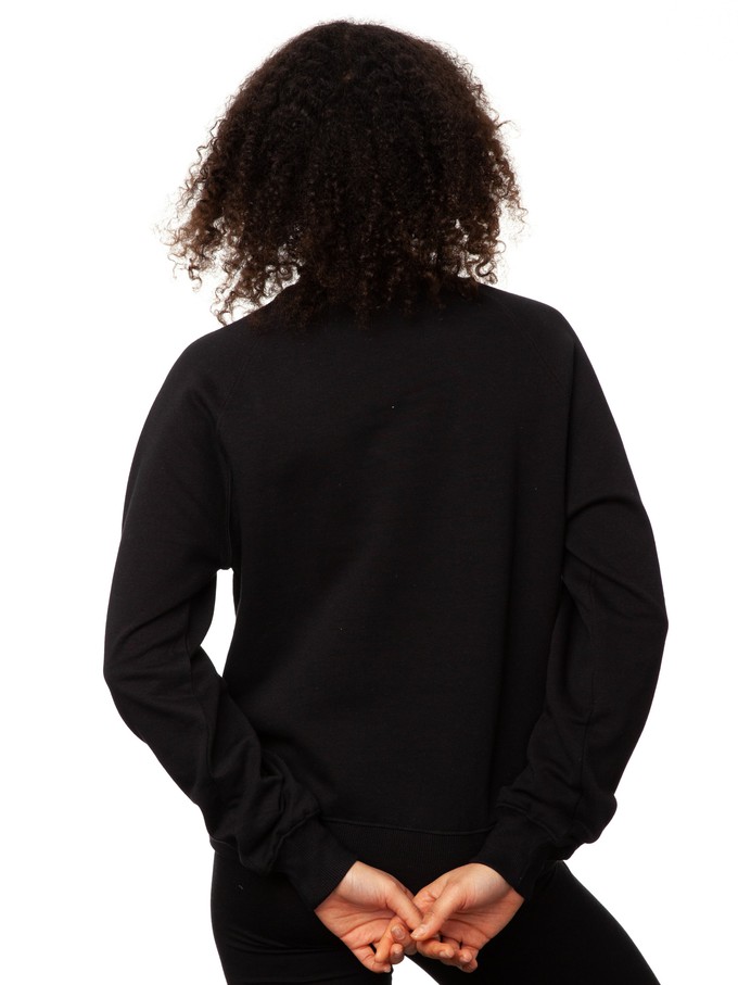 Raglan Sweater black from FellHerz T-Shirts - bio, fair & vegan