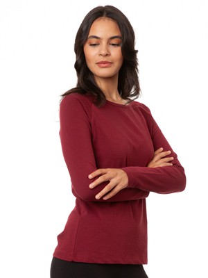 Raglan Longsleeve chestnut from FellHerz T-Shirts - bio, fair & vegan Raglan Longsleeve chestnut from FellHerz T-Shirts - bio, fair & vegan