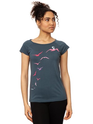 Möwenflug Cap Sleeve thundercloud from FellHerz T-Shirts - bio, fair & vegan