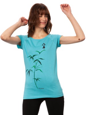 Yogamädchen Cap Sleeve neptune from FellHerz T-Shirts - bio, fair & vegan