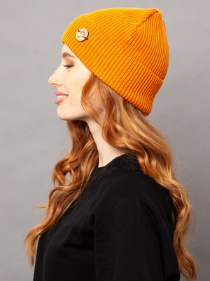 Beanie warm orange from FellHerz T-Shirts - bio, fair & vegan