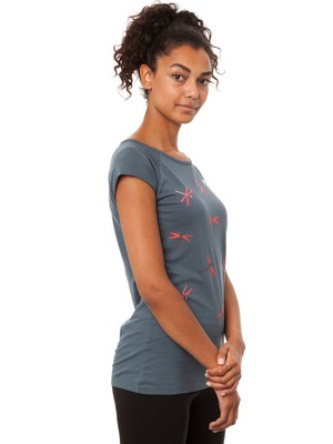 Libellenmädchen Cap Sleeve thundercloud from FellHerz T-Shirts - bio, fair & vegan Libellenmädchen Cap Sleeve thundercloud from FellHerz T-Shirts - bio, fair & vegan