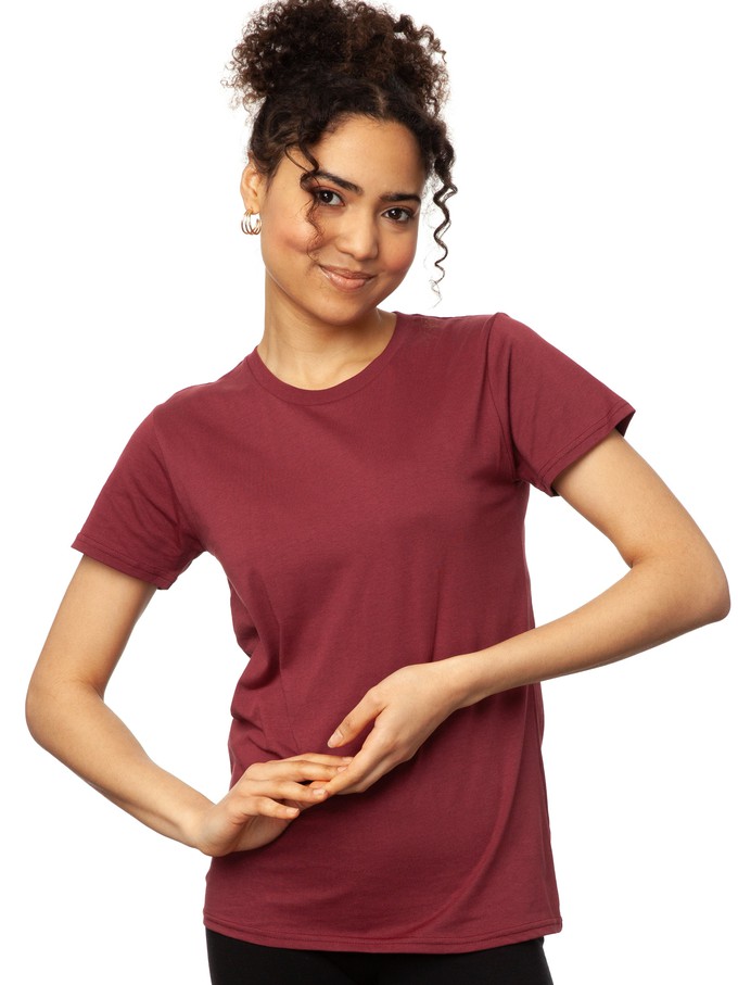 T-Shirt burgundy from FellHerz T-Shirts - bio, fair & vegan