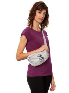 Bauchtasche Doglove grau meliert via FellHerz T-Shirts - bio, fair & vegan