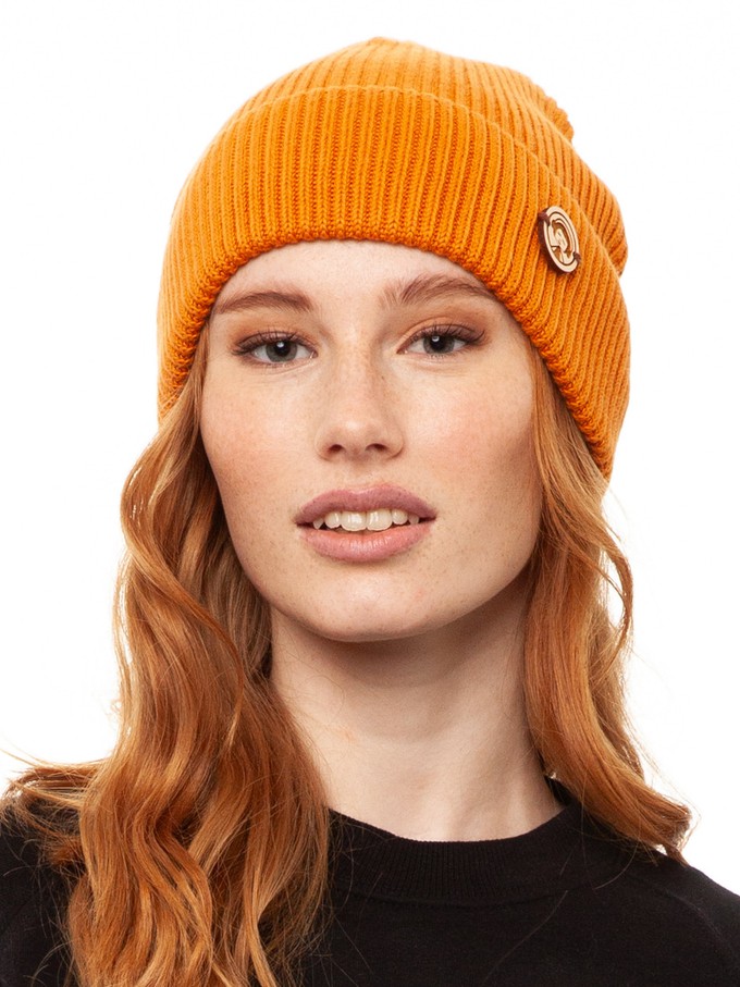 Beanie warm orange from FellHerz T-Shirts - bio, fair & vegan