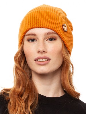 Beanie warm orange from FellHerz T-Shirts - bio, fair & vegan