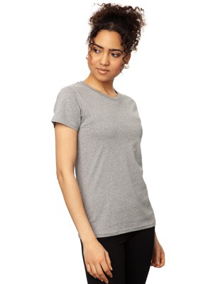 T-Shirt melange grey from FellHerz T-Shirts - bio, fair & vegan