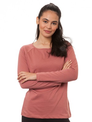 Raglan Longsleeve canyan rose from FellHerz T-Shirts - bio, fair & vegan Raglan Longsleeve canyan rose from FellHerz T-Shirts - bio, fair & vegan