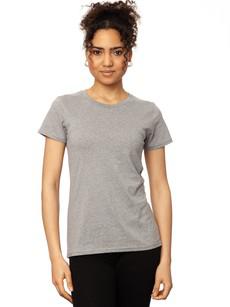 T-Shirt melange grey via FellHerz T-Shirts - bio, fair & vegan