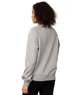 Raglan Sweater grey melange from FellHerz T-Shirts - bio, fair & vegan