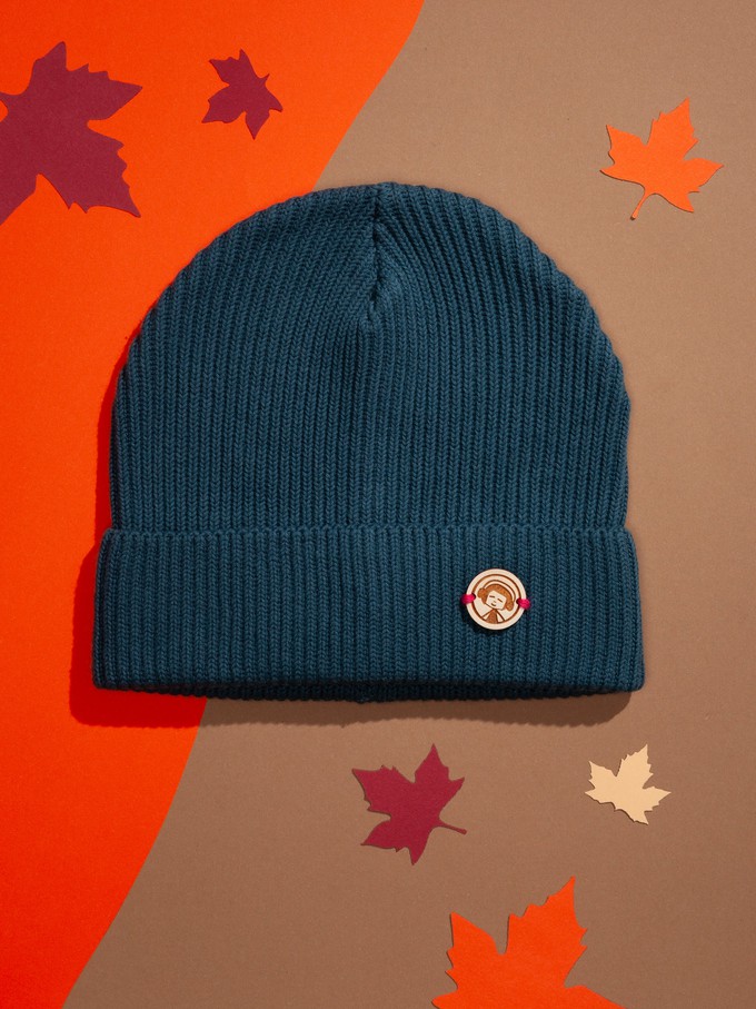 Beanie petrol from FellHerz T-Shirts - bio, fair & vegan