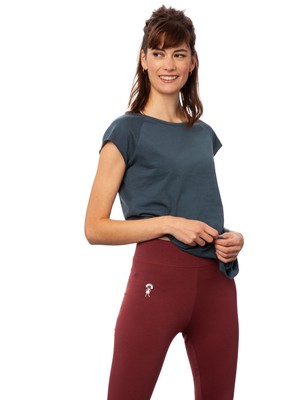 FellHerz Leggings burgundy from FellHerz T-Shirts - bio, fair & vegan