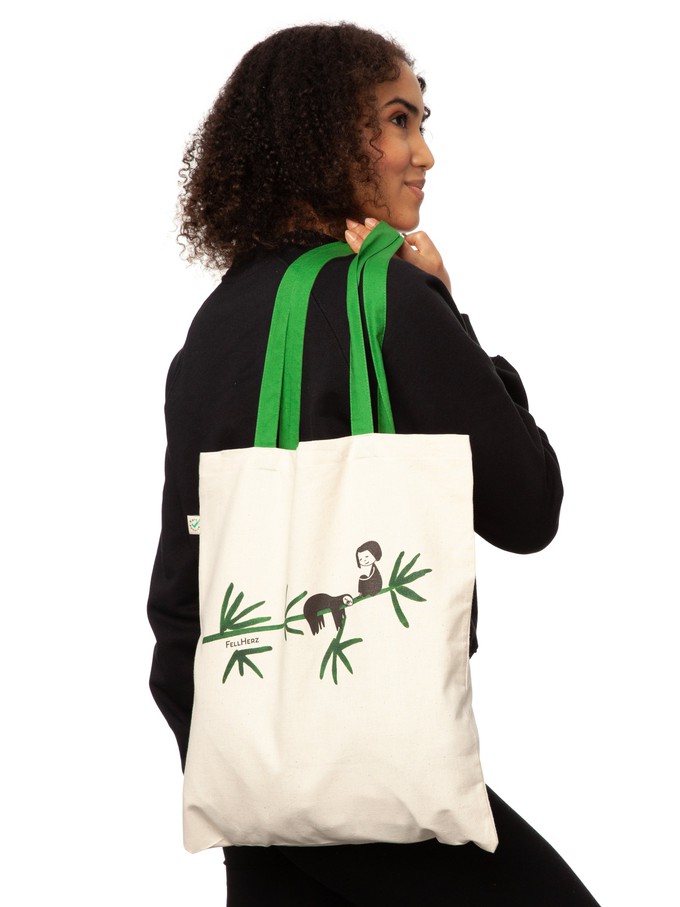 Faultier Tote Bag from FellHerz T-Shirts - bio, fair & vegan