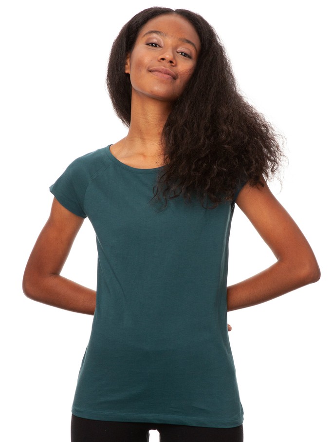 Cap Sleeve deep teal from FellHerz T-Shirts - bio, fair & vegan