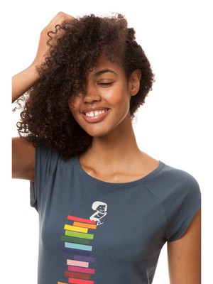Books Girl Cap Sleeve thundercloud from FellHerz T-Shirts - bio, fair & vegan