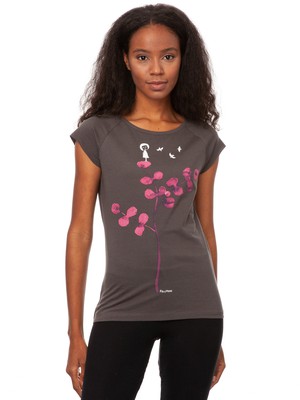 Eukalyptusmädchen Cap Sleeve dark grey from FellHerz T-Shirts - bio, fair & vegan