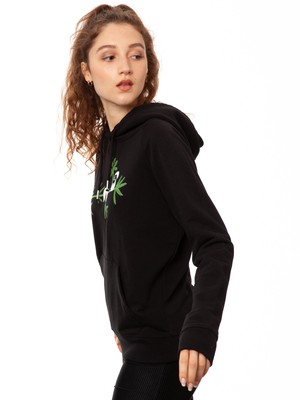 Faultier Hoodie black from FellHerz T-Shirts - bio, fair & vegan