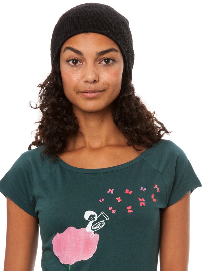 Tubamädchen Cap Sleeve deep teal from FellHerz T-Shirts - bio, fair & vegan