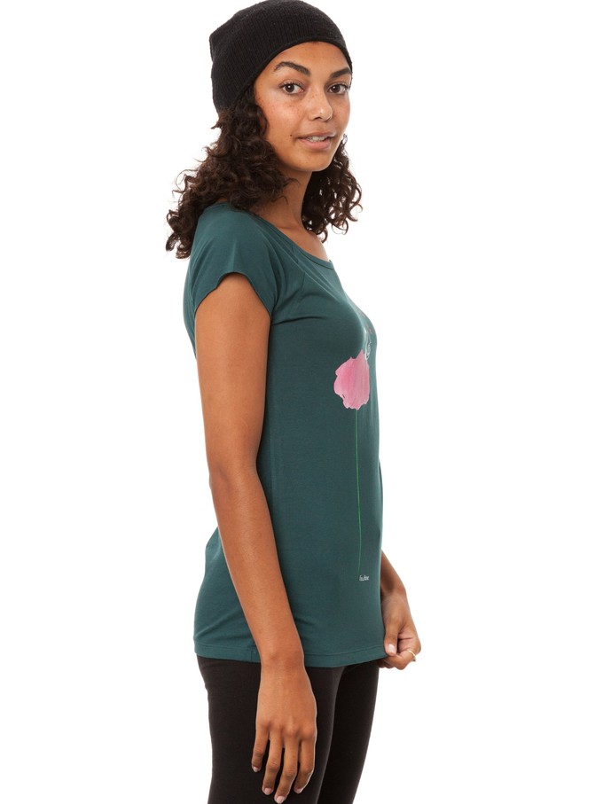 Tubamädchen Cap Sleeve deep teal from FellHerz T-Shirts - bio, fair & vegan