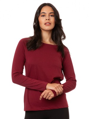 Raglan Longsleeve chestnut from FellHerz T-Shirts - bio, fair & vegan Raglan Longsleeve chestnut from FellHerz T-Shirts - bio, fair & vegan