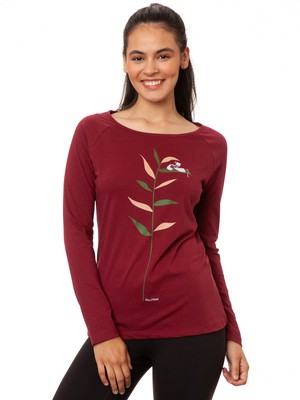 Raglan Longsleeve Booklover chestnut from FellHerz T-Shirts - bio, fair & vegan Raglan Longsleeve Booklover chestnut from FellHerz T-Shirts - bio, fair & vegan