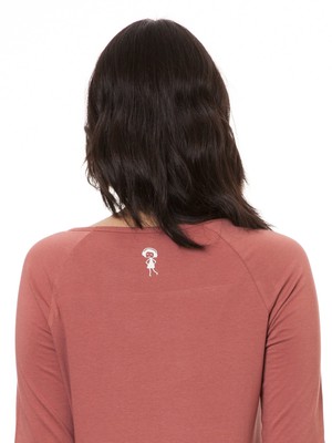 Raglan Longsleeve canyan rose from FellHerz T-Shirts - bio, fair & vegan Raglan Longsleeve canyan rose from FellHerz T-Shirts - bio, fair & vegan