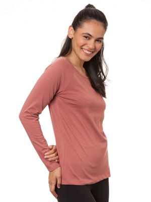 Raglan Longsleeve canyan rose from FellHerz T-Shirts - bio, fair & vegan Raglan Longsleeve canyan rose from FellHerz T-Shirts - bio, fair & vegan