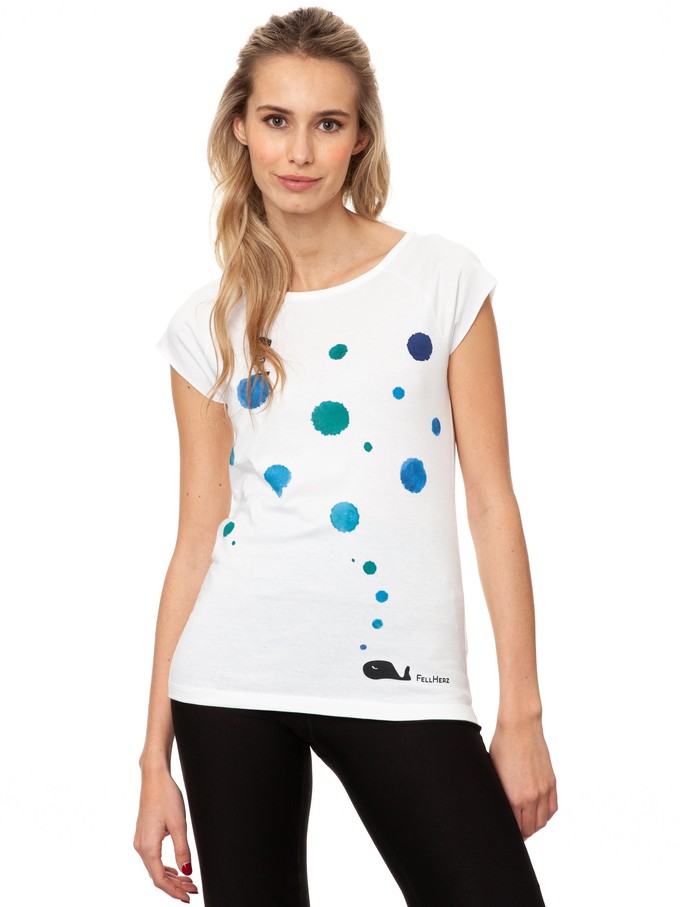 Walgesang Cap Sleeve white from FellHerz T-Shirts - bio, fair & vegan