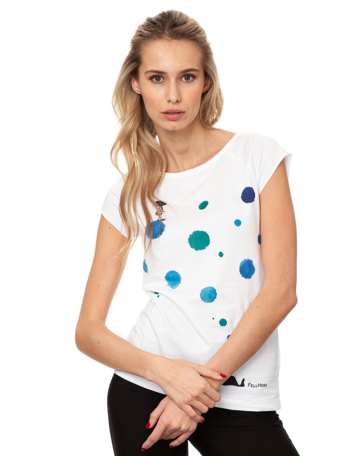 Walgesang Cap Sleeve white from FellHerz T-Shirts - bio, fair & vegan