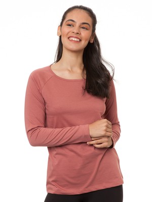 Raglan Longsleeve canyan rose from FellHerz T-Shirts - bio, fair & vegan Raglan Longsleeve canyan rose from FellHerz T-Shirts - bio, fair & vegan