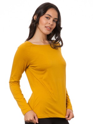 Raglan Longsleeve harvest gold from FellHerz T-Shirts - bio, fair & vegan Raglan Longsleeve harvest gold from FellHerz T-Shirts - bio, fair & vegan