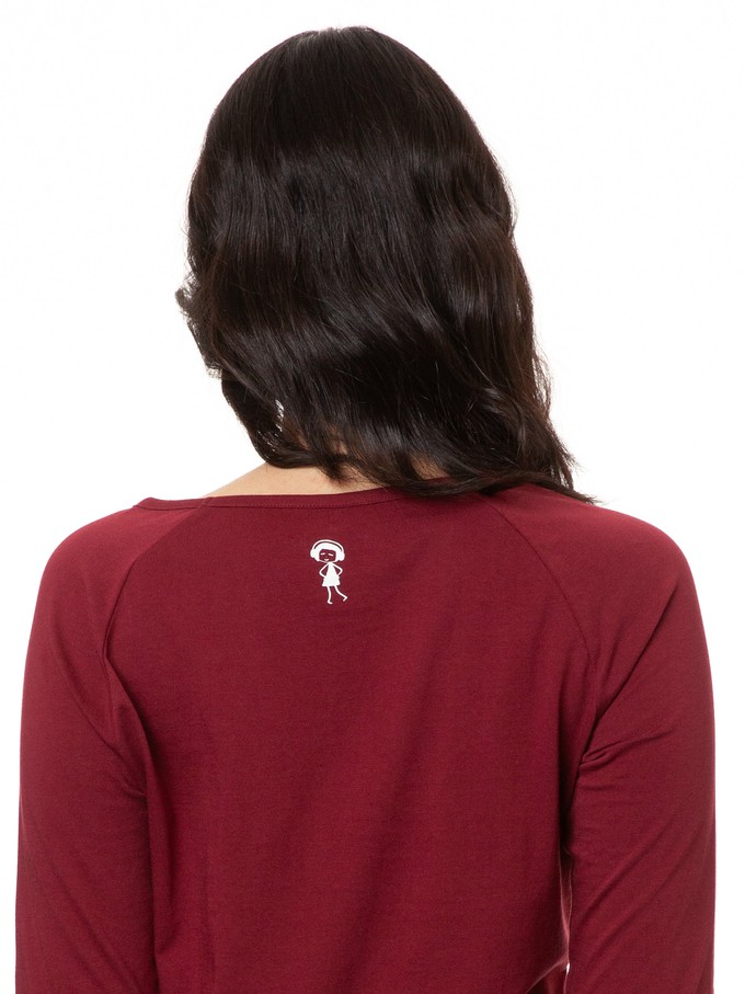 Raglan Longsleeve chestnut from FellHerz T-Shirts - bio, fair & vegan Raglan Longsleeve chestnut from FellHerz T-Shirts - bio, fair & vegan
