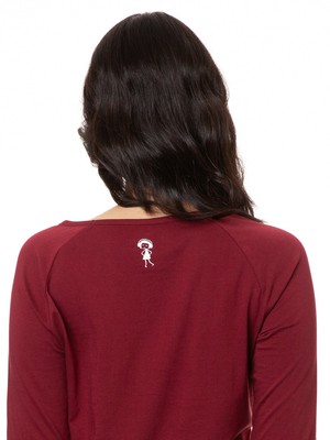 Raglan Longsleeve chestnut from FellHerz T-Shirts - bio, fair & vegan Raglan Longsleeve chestnut from FellHerz T-Shirts - bio, fair & vegan