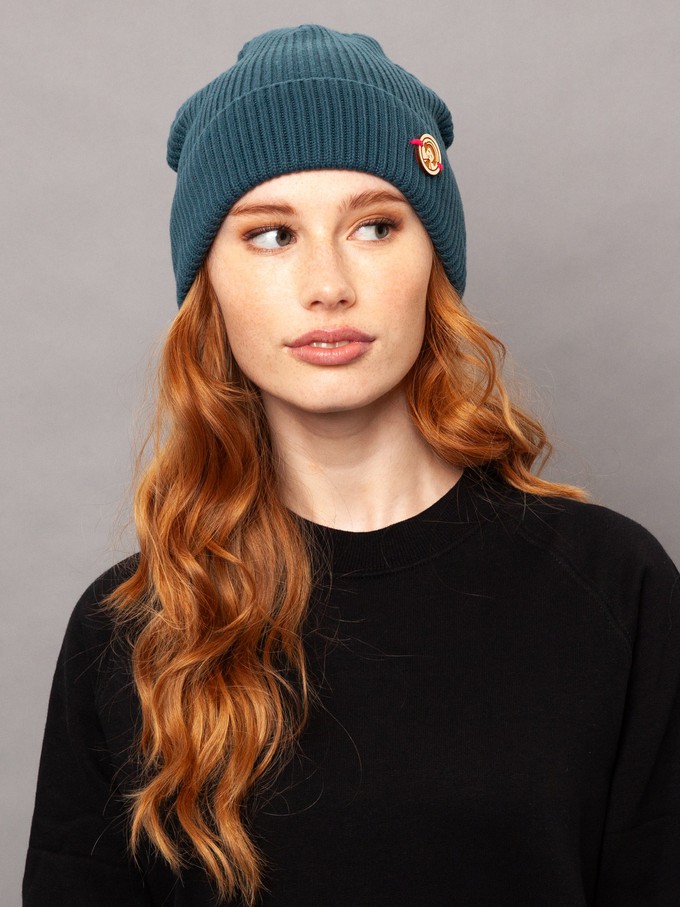 Beanie petrol from FellHerz T-Shirts - bio, fair & vegan