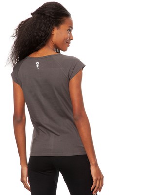Gitarrenmädchen Cap Sleeve dark grey from FellHerz T-Shirts - bio, fair & vegan