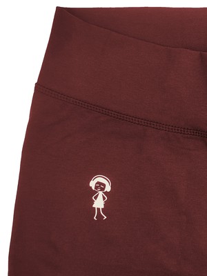 FellHerz Leggings burgundy from FellHerz T-Shirts - bio, fair & vegan