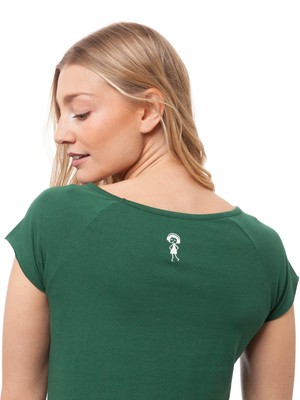Spatzerl Cap Sleeve scarab green from FellHerz T-Shirts - bio, fair & vegan