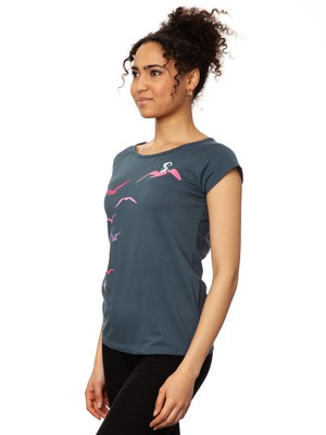 Möwenflug Cap Sleeve thundercloud from FellHerz T-Shirts - bio, fair & vegan