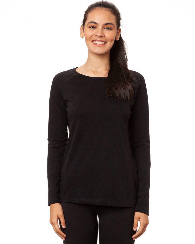 Raglan Longsleeve black from FellHerz T-Shirts - bio, fair & vegan Raglan Longsleeve black from FellHerz T-Shirts - bio, fair & vegan