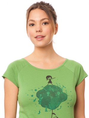 Dance Cap Sleeve pine from FellHerz T-Shirts - bio, fair & vegan