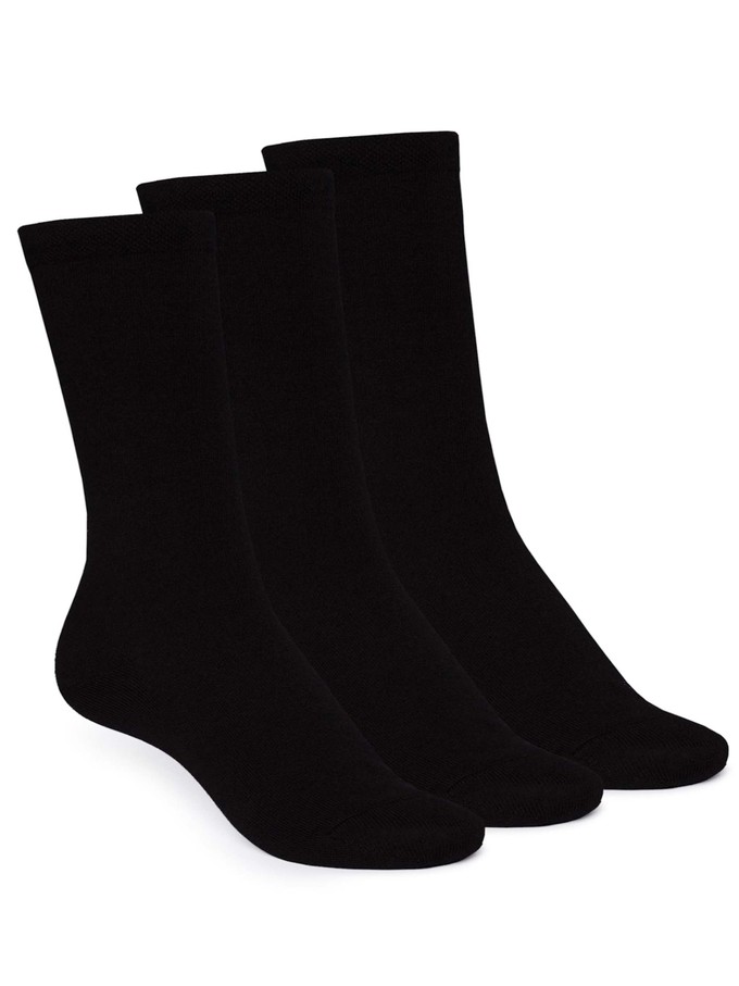 3er Pack warme Kuschel-Socken mit Bio-Baumwolle schwarz from FellHerz T-Shirts - bio, fair & vegan