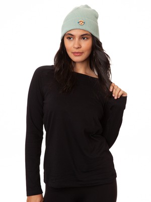 Raglan Longsleeve black from FellHerz T-Shirts - bio, fair & vegan Raglan Longsleeve black from FellHerz T-Shirts - bio, fair & vegan