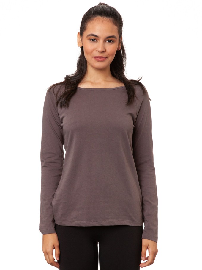 Raglan Longsleeve volcanic grey from FellHerz T-Shirts - bio, fair & vegan Raglan Longsleeve volcanic grey from FellHerz T-Shirts - bio, fair & vegan