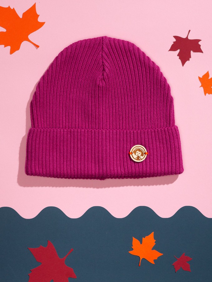 Beanie pink from FellHerz T-Shirts - bio, fair & vegan