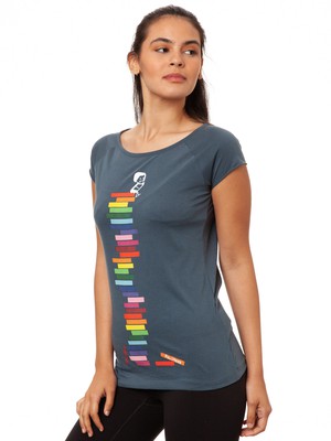 Books Girl Cap Sleeve thundercloud from FellHerz T-Shirts - bio, fair & vegan Books Girl Cap Sleeve thundercloud from FellHerz T-Shirts - bio, fair & vegan