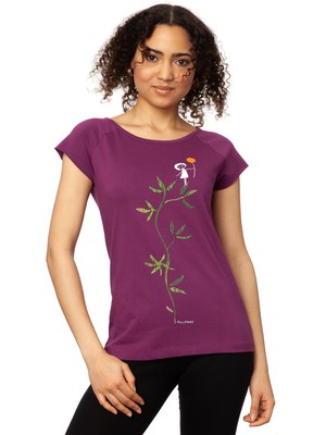 Astmädchen Cap Sleeve berry from FellHerz T-Shirts - bio, fair & vegan