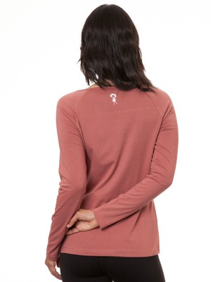 Raglan Longsleeve Glücksklee canyan rose from FellHerz T-Shirts - bio, fair & vegan Raglan Longsleeve Glücksklee canyan rose from FellHerz T-Shirts - bio, fair & vegan